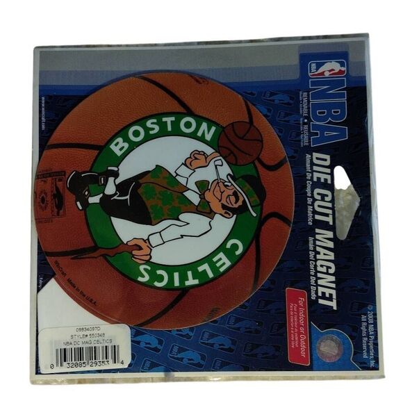 NBA Boston Celtics Die Cut Magnet and Mini Pennant NWT - Picture 4 of 16